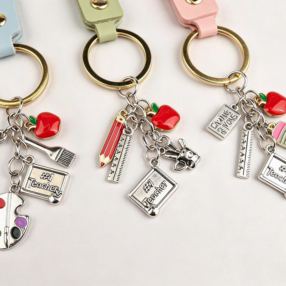 Personalized Back to School Keychain - Teacher Appreciation Gift