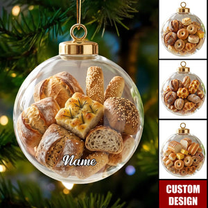 New Release Personalized Sourdough Bread Ornament,Bakery Ornament For Grandma
