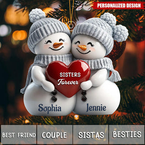 New Release Christmas Snowman-Personalized Acrylic Ornament