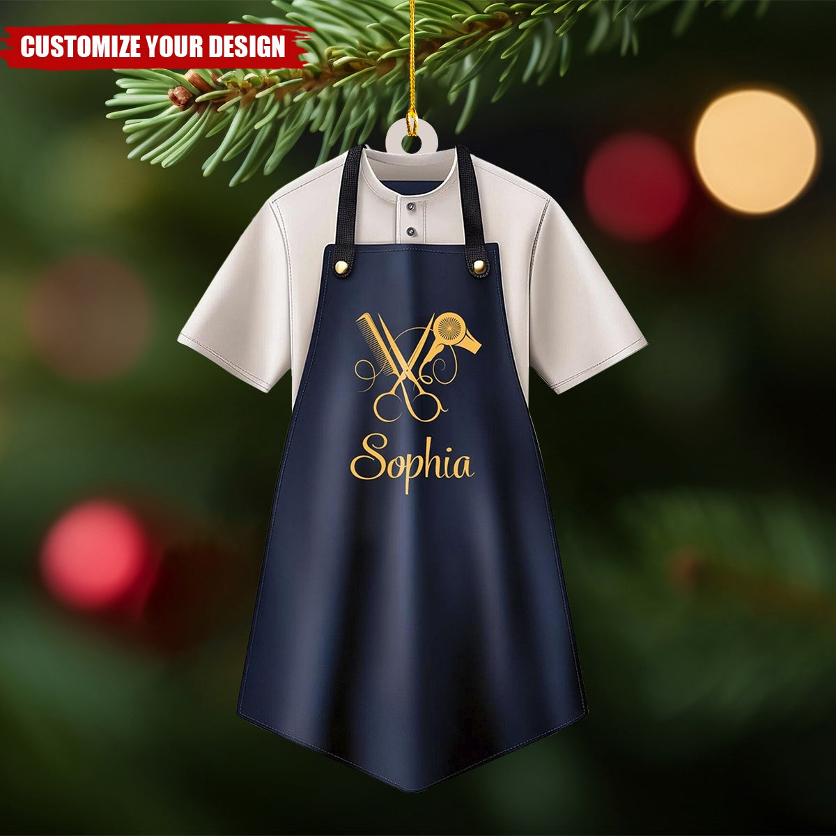 Personalized Hairdresser Christmas Ornaments Hair Stylist Gift - 2024 New Release