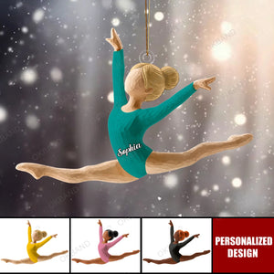 Personalized Gymnastics Ornament - Gift For Gymnastics Lovers