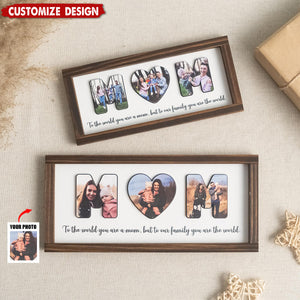 Personalized 2-Layered Wooden Plaque - Mother’s Day Gift For Mom