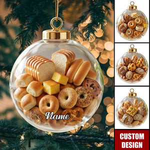 New Release Personalized Sourdough Bread Ornament,Bakery Ornament For Grandma