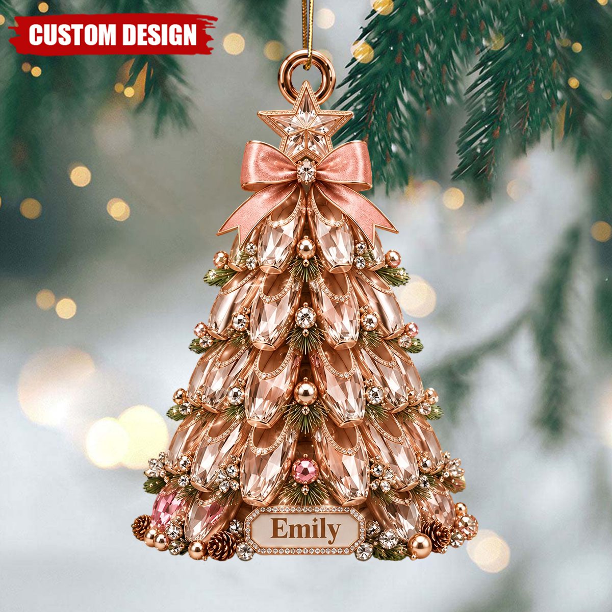 Personalized Ballet Christmas Ornament,Ballet Lovers Gift