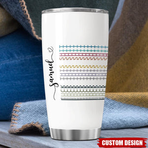 F*ck This Sh*t Hidden Message - Personalized Tumbler, Funny Gifts for Coworker, Friend