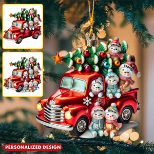 Nana's Cute Little Snowman - Personalized Grandma Ornament