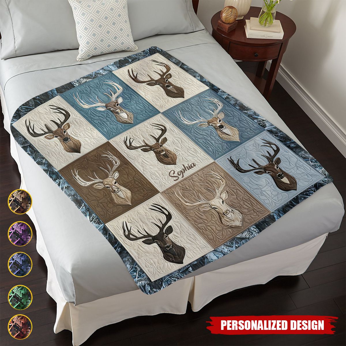 Country Girl-Personalized Hunting Blanket