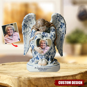 In Loving Memory Angel - Personalized Memorial Acrylic Plaque