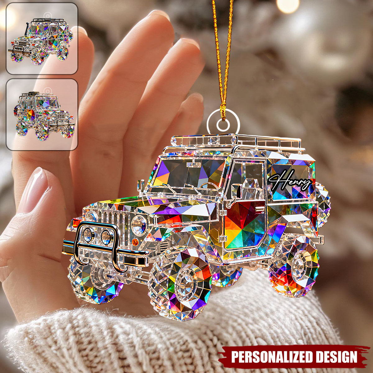 Personalized Car Christmas Ornament