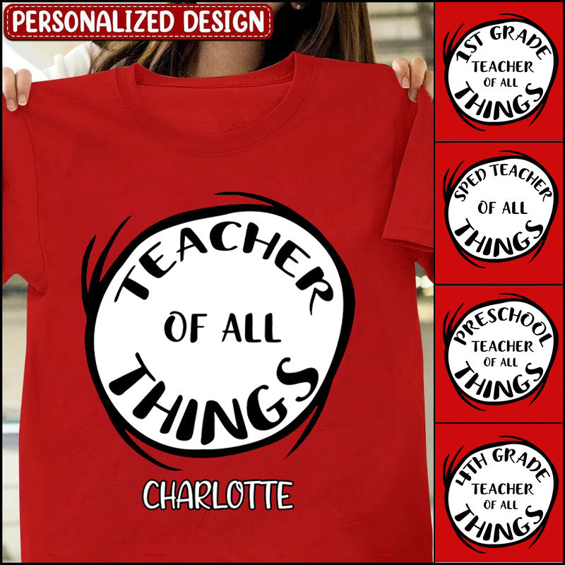 Father/Mother Of All Things Personalized Apparel Gift For Daddy/Mom-Happy Father's Day