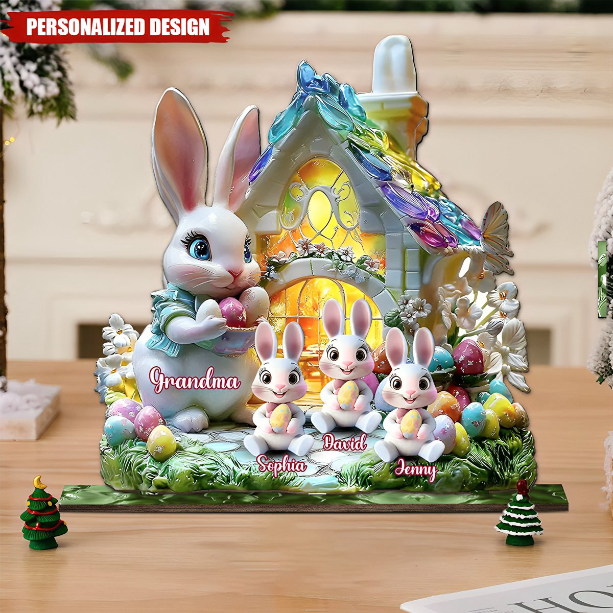Grandma's Peeps-Personalized Grandma Big Freestanding