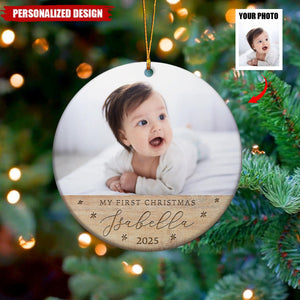 2025 New Release Personalized Baby’s First Christmas Ornament-Baby Holiday Keepsake