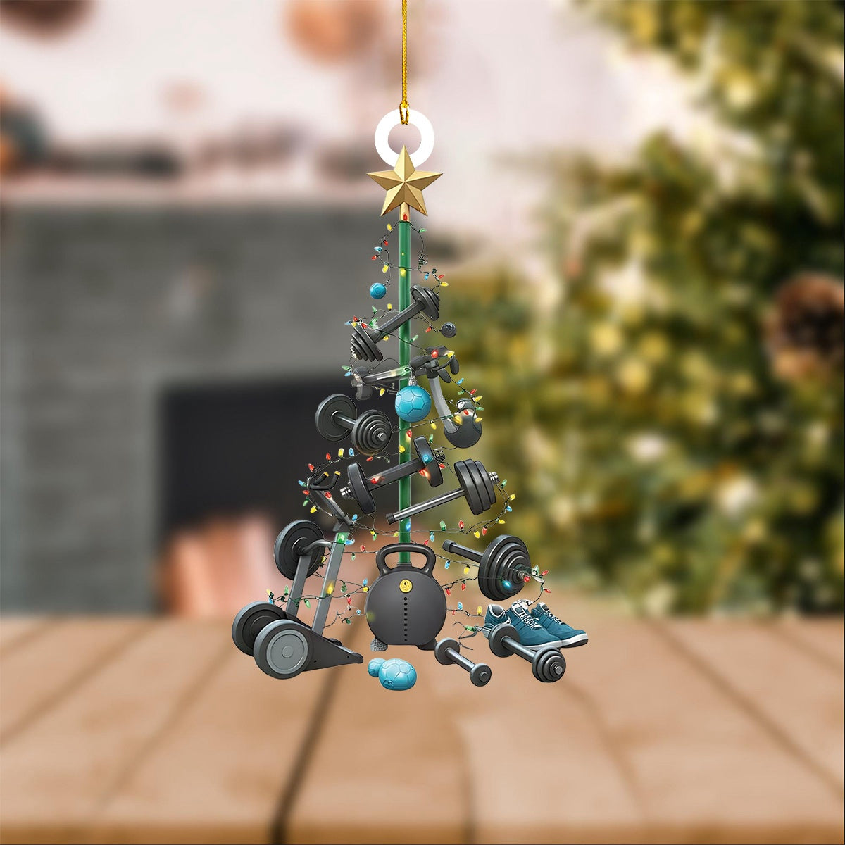 Fitness Tools Christmas Tree Ornament-Gift for Fitness Lovers-New Release