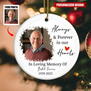 Personalized Photo Memorial Ornament