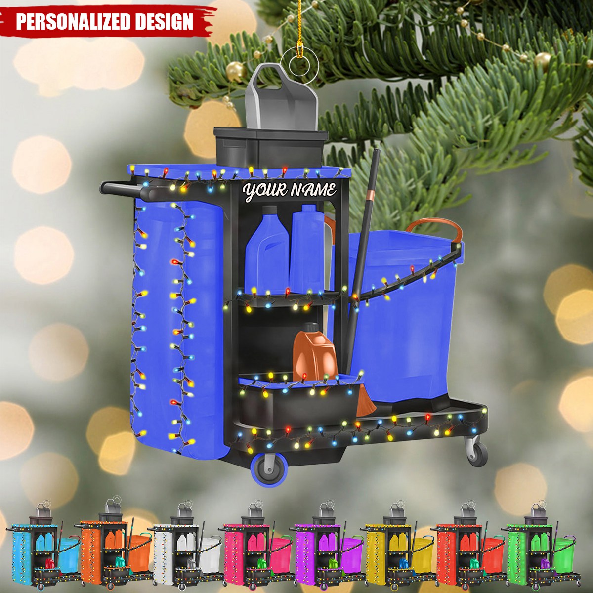 Personalized Housekeeper/Janitor Tools Ornament-Gifts For Housekeeper Janitor-2024 New Release