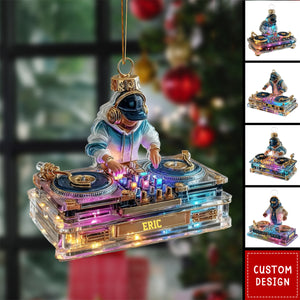 Personalized DJ Design Ornament- Gift For DJ Lovers