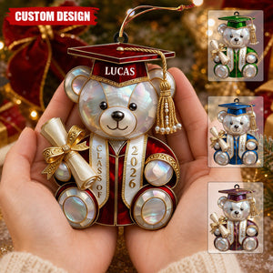 Personalized Class Of Graduation Bear Christmas Ornament – Gift For Students