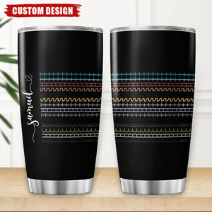 F*ck This Sh*t Hidden Message - Personalized Tumbler, Funny Gifts for Coworker, Friend