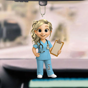 To My Favorite Nurse Personalized Car Hanging Ornament - Gift For Nurse