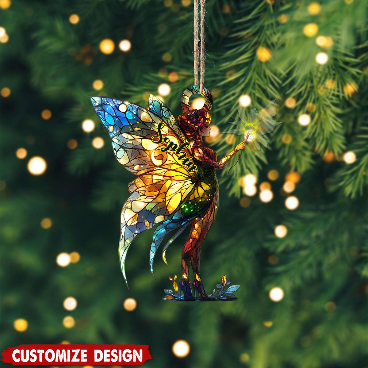 Personalized Fairy Flying Christmas Ornament-2024 New Release