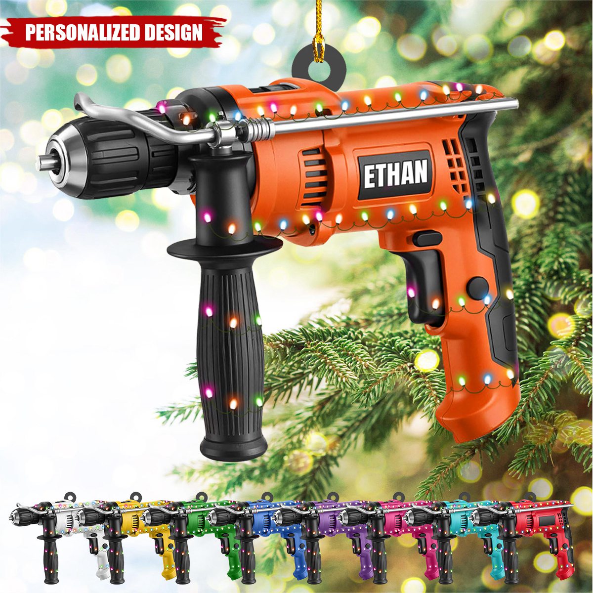 Personalized Power Tool Drill Ornament-Gifts For Maintenance personnel-2024 New Release