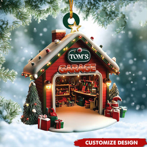 Personalized Garage Christmas Ornaments - 2024 New Release