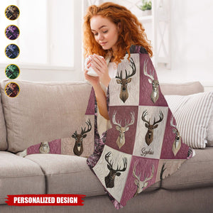 Country Girl-Personalized Hunting Blanket