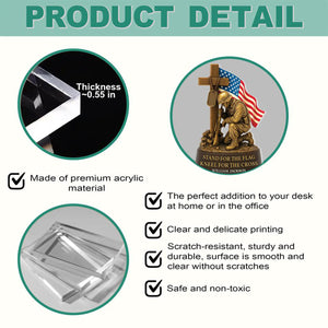 Veterans Military Acrylic Plaque - Personalized Gifts For Veteran