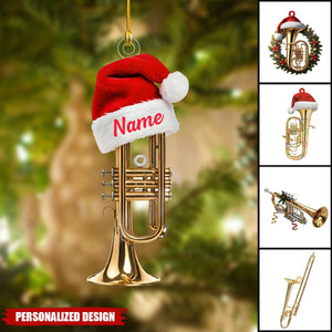 Personalized Trumpet Ornament-Gift For Trumpet Artist Trumpet Lover-New Release