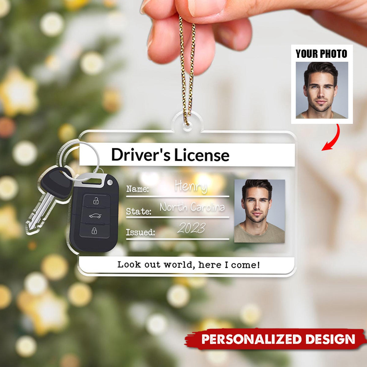 2024 New Release Personalized Drivers License Ornament