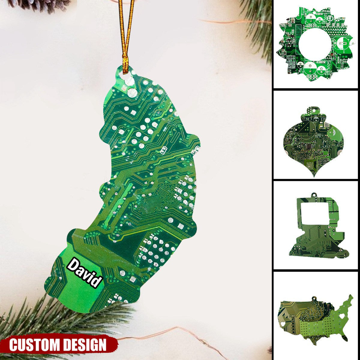 2024 New Release Personalized Circuit Board Ornament