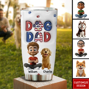 My Lovely Dog - Personalized Custom 3D Inflated Effect Tumbler