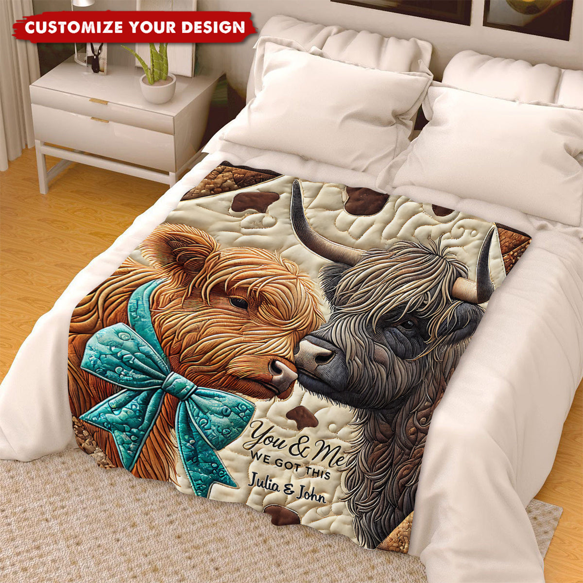 You & Me We Got This - Personalized Blanket