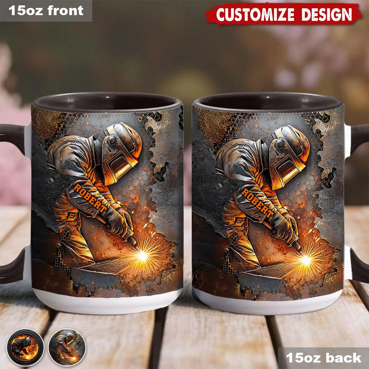 Personalized Welder Mug - Gift For Welder Man