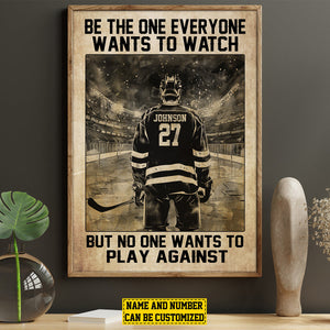 Okbands New Release-Personalized Hockey Poster- Gift For Hockey Lovers