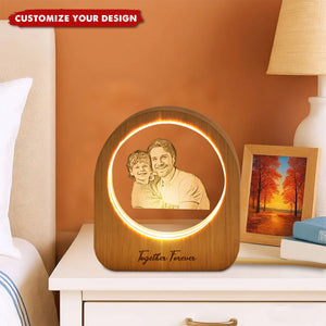 Personalized 3D Crystal Photo Night Light