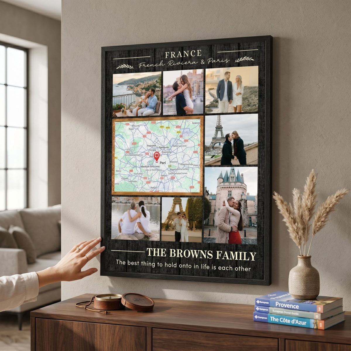 Personalized Couple Poster - Travel Memory Map Gift,Wedding Gift,Anniversary Gift