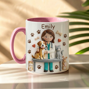 Personalized Vet Mug - Gift For Animal Doctor
