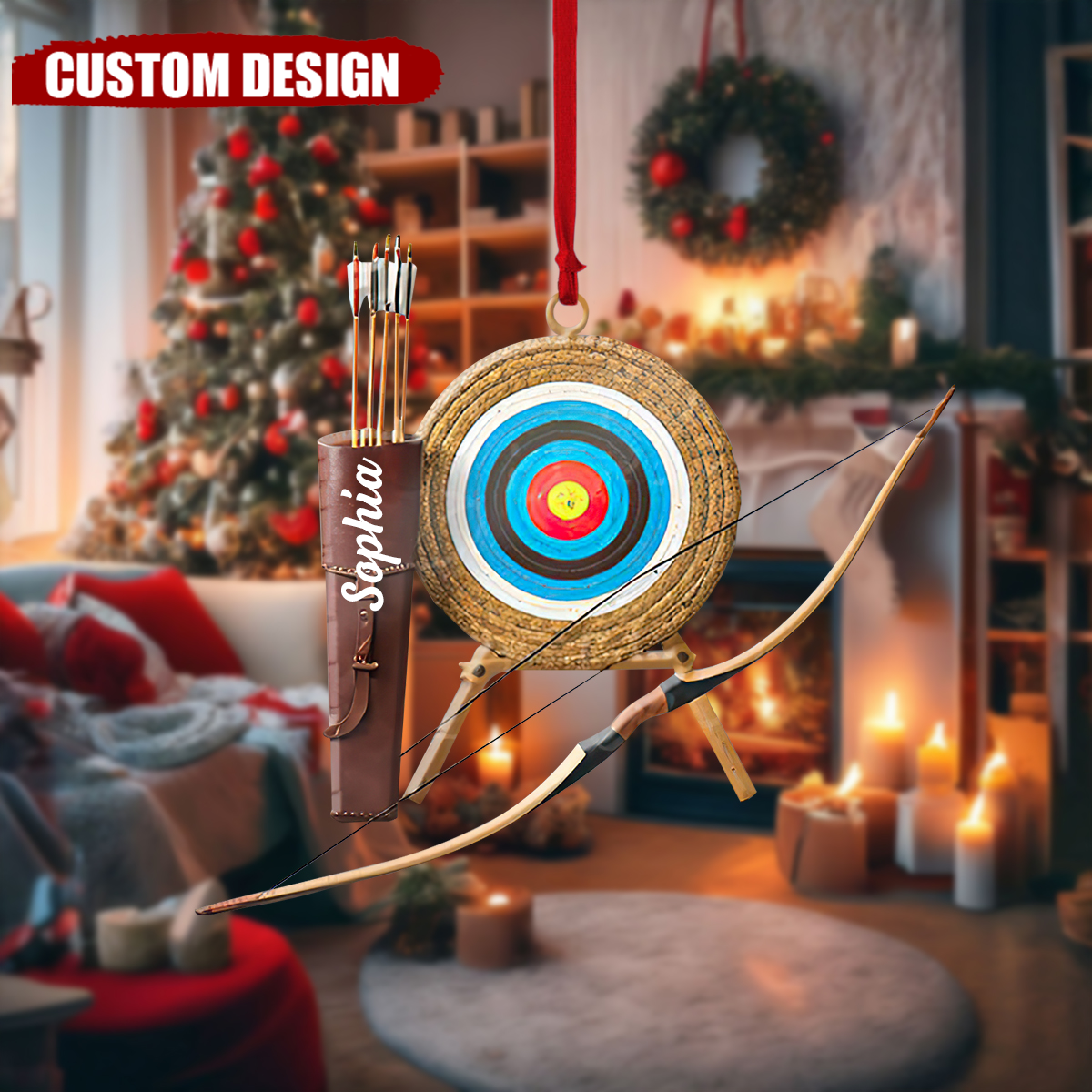 New Release Personalized Archery Set Ornament-Gifts For Archery Lover