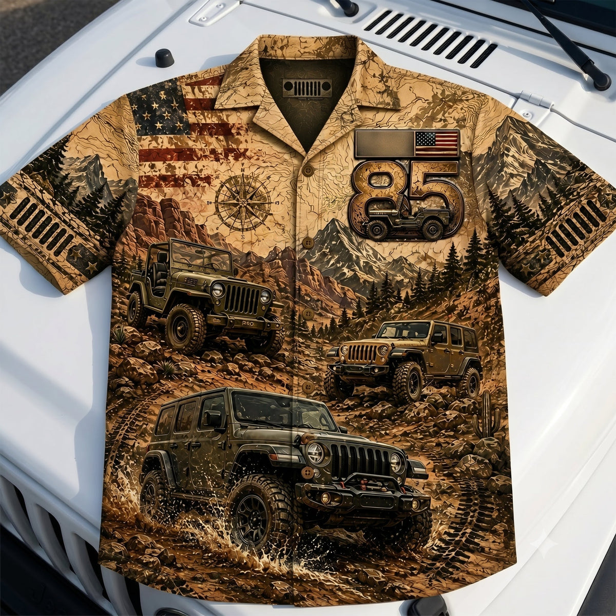 85th Anniversary Off-Road Hawaiian Shirt - Personalized Gift For Off-Road Lovers