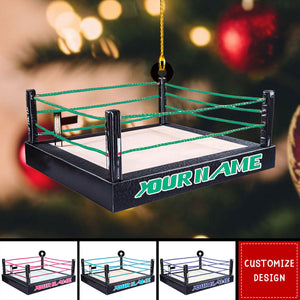 Personalized Wrestling Christmas Ornament Gift For Wrestler -New Release