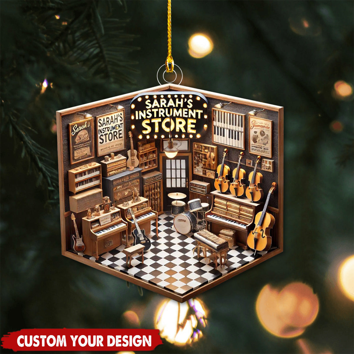 Personalized Instrument Store Christmas Ornament-2024 New Release