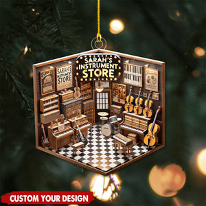 Personalized Instrument Store Christmas Ornament-2024 New Release
