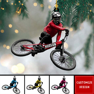 Personalized Mountain Bike Christmas Ornament Gift for Biker-New Release