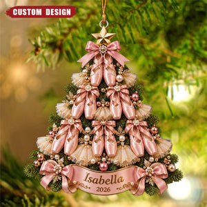 Personalized Ballet Ornament, Ballerina Gift