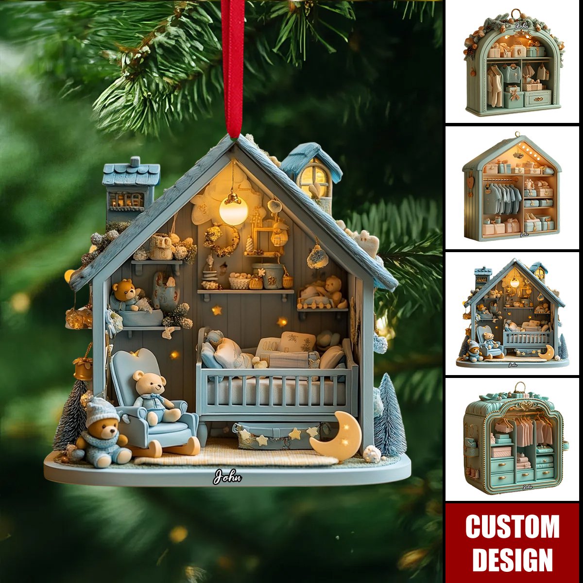 Personalized Baby Room Ornament