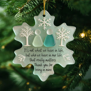 Snowflake Shaped Sea Friendship Decor - Gift For Friend,Family