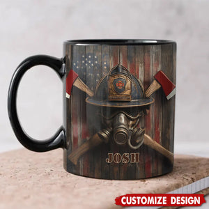 Firefighter's Honor Emblem-Personalized Coffee Mug