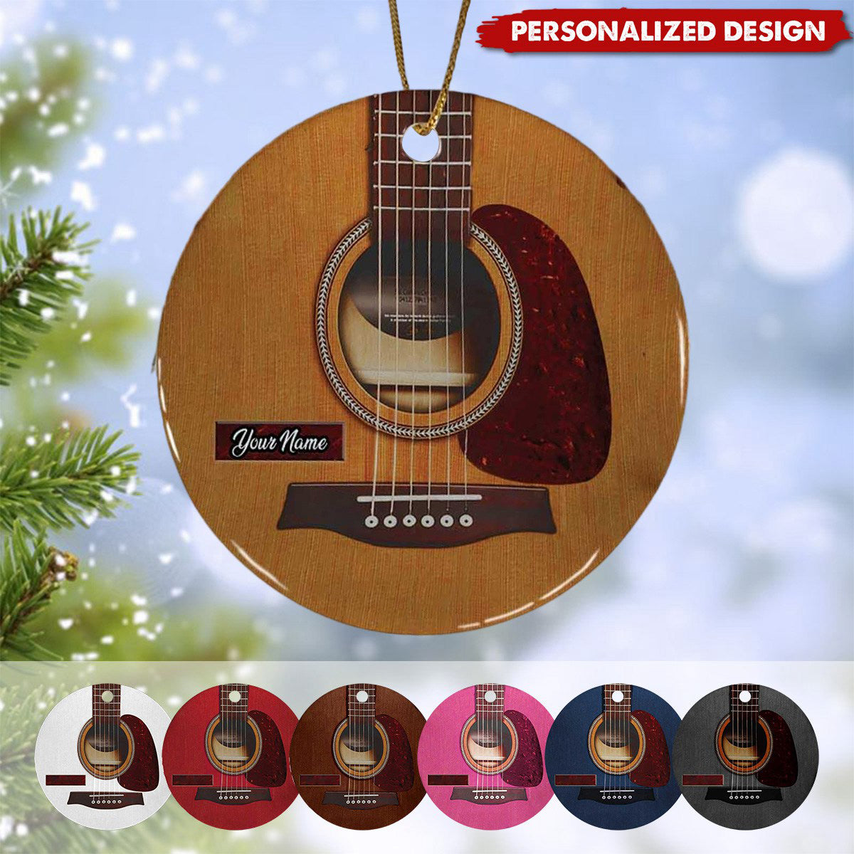 Personalized Guitar Ornaments-Gifts For Guitar Lover-2024 New Release