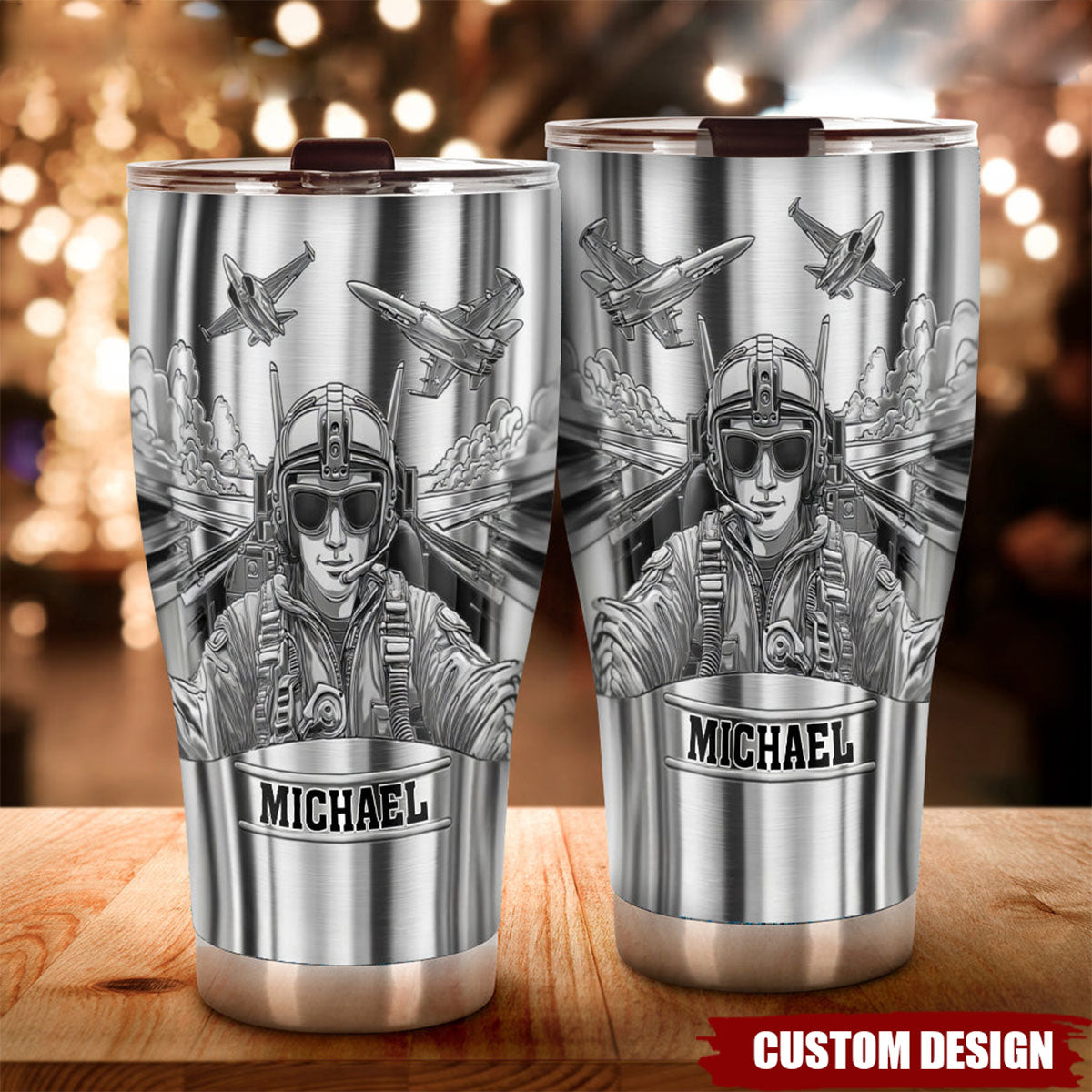 The Sky Is Not The Limit - Personalized Pilot Tumbler